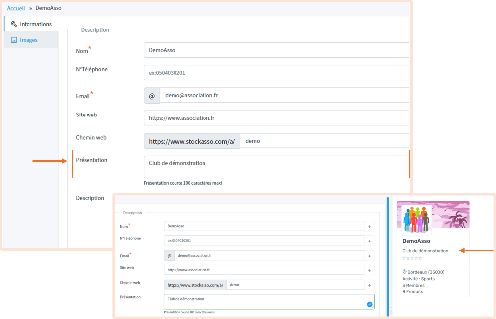 Présentation de l'association